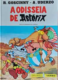 Livro BD "A Odisseia de ASTÉRIX" - livro Capa Dura