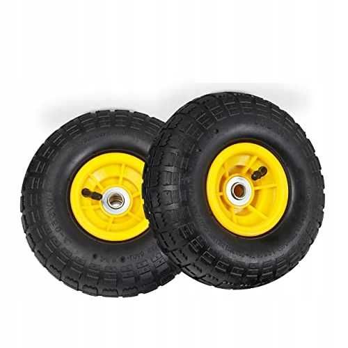 Koła do wózka transportowego Relaxdays zestaw 2 szt. 136 kg, 260x85 mm