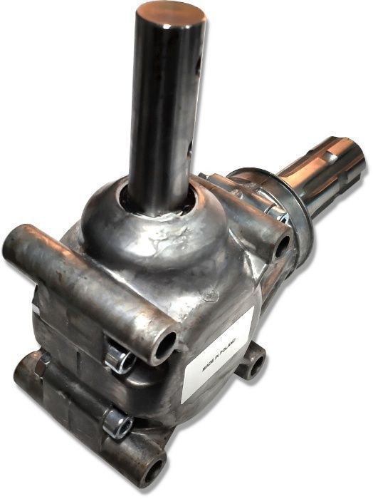 MOCNA Przekładnia Kątowa Rozsiewacza Lejowego Nawozu 1:1 [2570]