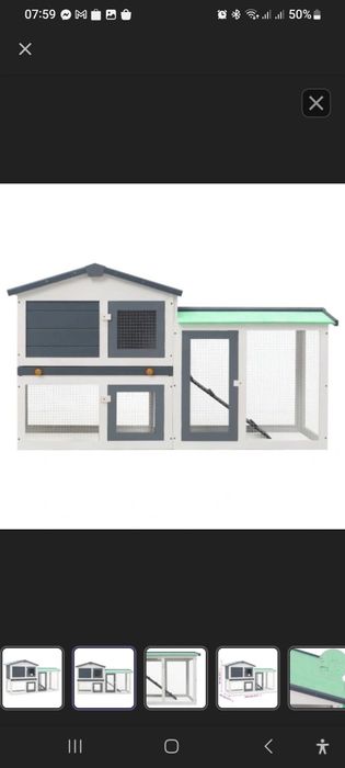 Duża Klatka dla królika, świnki morskiej