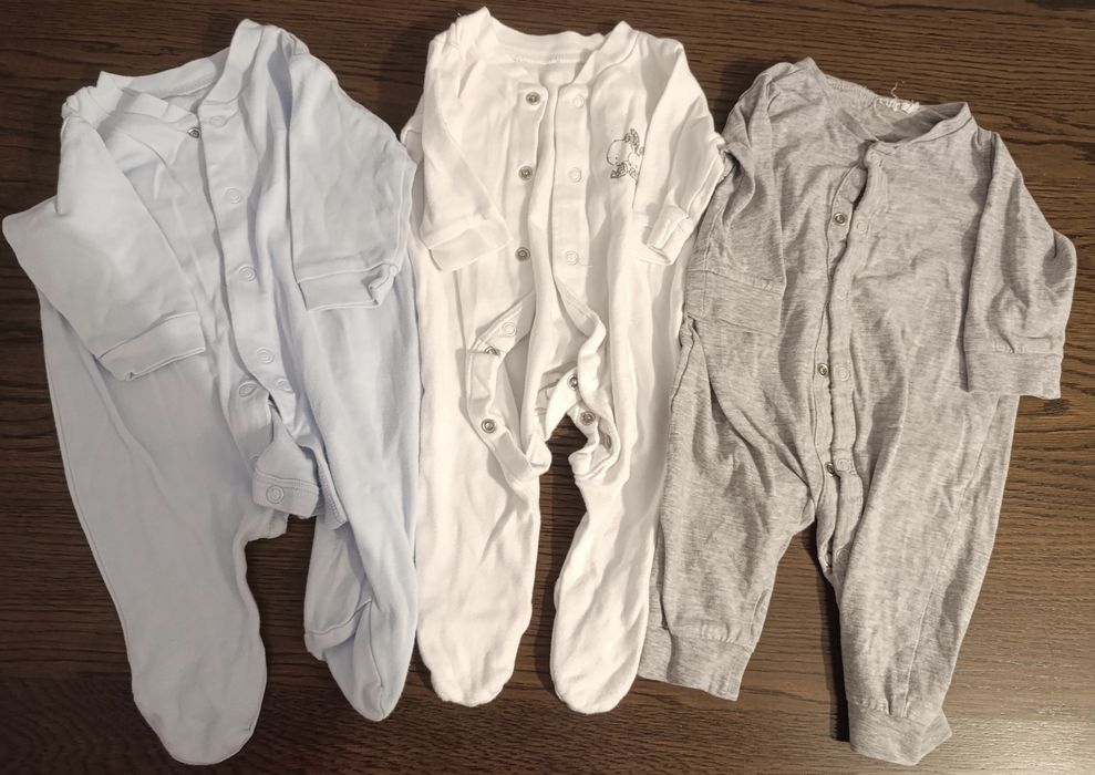 Pajacyki niemowlęce rozmiar 62 - 9szt.