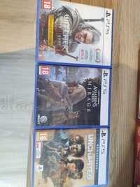 Gry PS5 Wiedźmin Uncharted