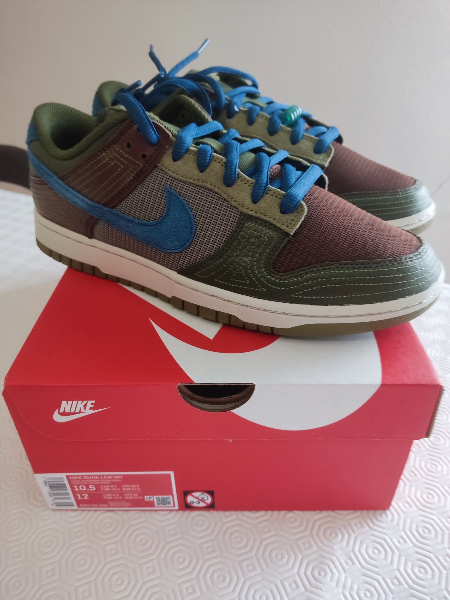 Sapatilhas Nike Dunk Low NH Cacao Wow "Jade"