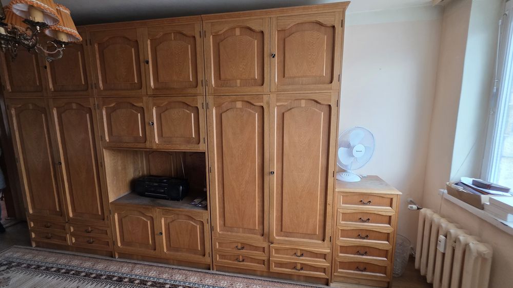 Szafa lite drewno dąb - całość