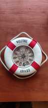 Zegar marynarski - welcome aboard