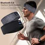 Sportowe bezprzewodowe słuchawki Bluetooth, opaska dla aktywnych