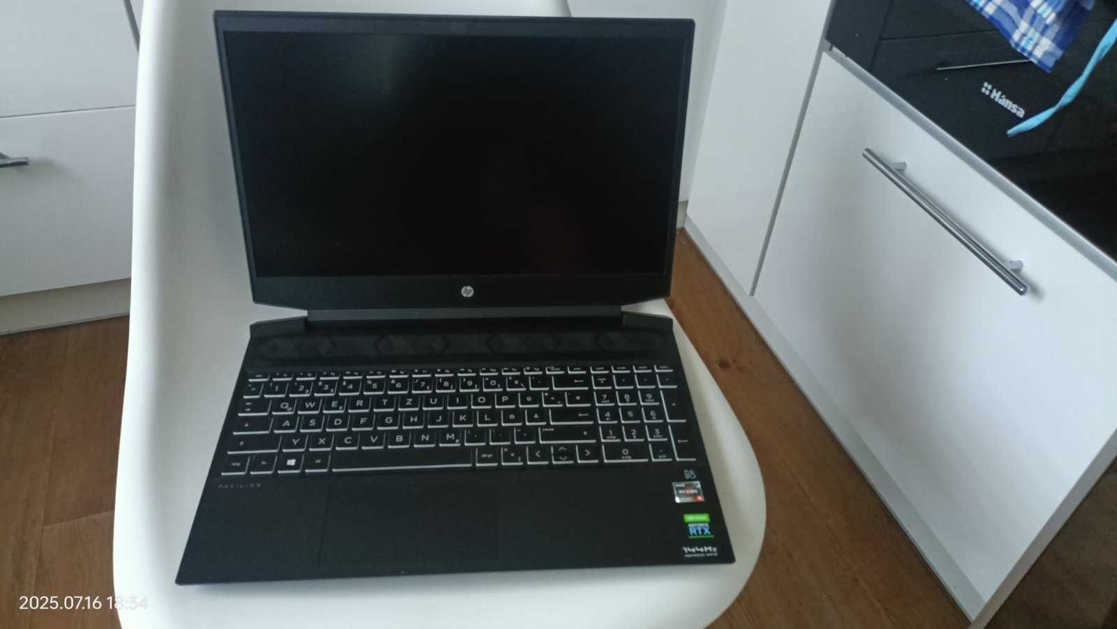 HP Pavilion Gaming (15,6 IPS/Ryzen 5/RAM 16/SSD 1Tb/RTX 3050Ti)