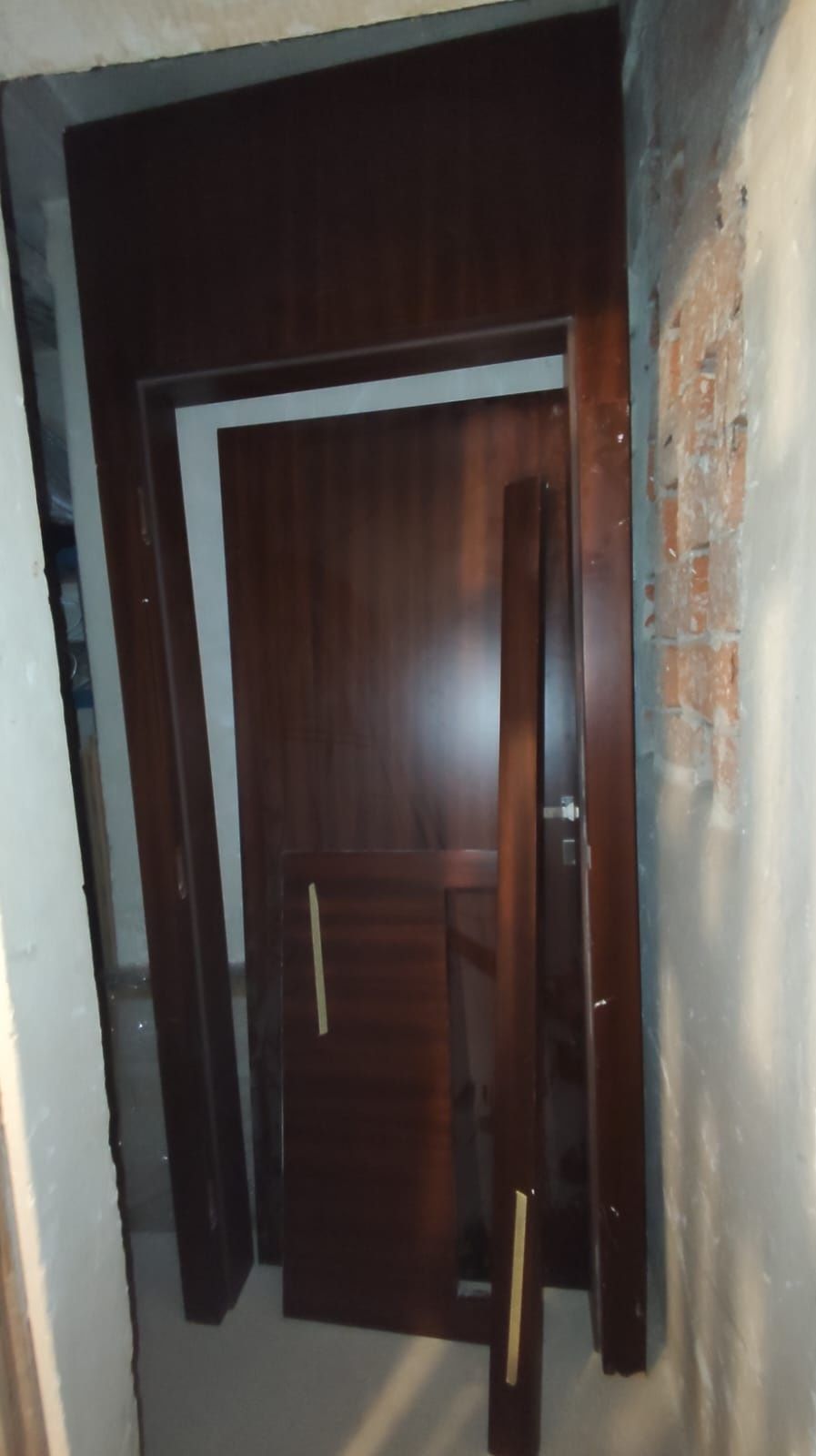 Drzwi plus ościeżnica drewno fornir 80cm