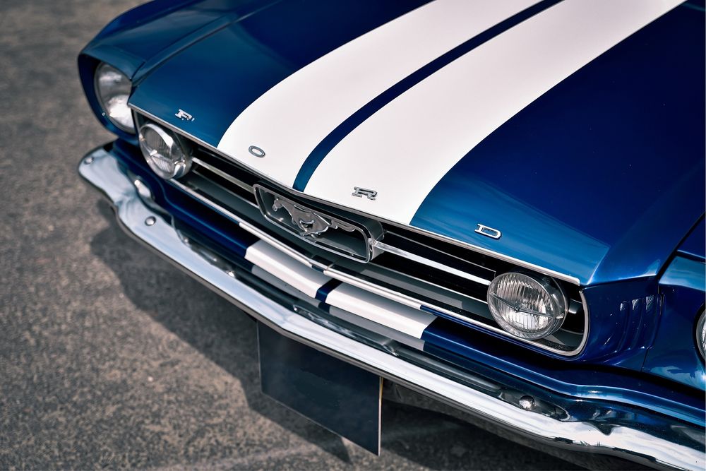 Mustang 1966 do ślubu. Samochód na ślub, wesele, auto do ślubu, wynaje