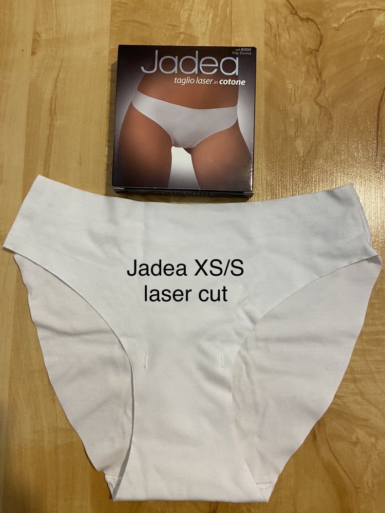 Jadea majtki figi XS/ S białe damskie bezszwowe laser 8000 nowe