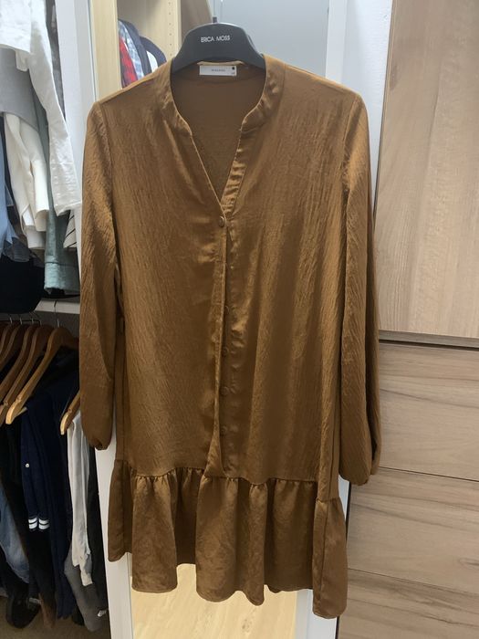 Tunika sukienka oversize lub ciążowa karmelowa S/M/L