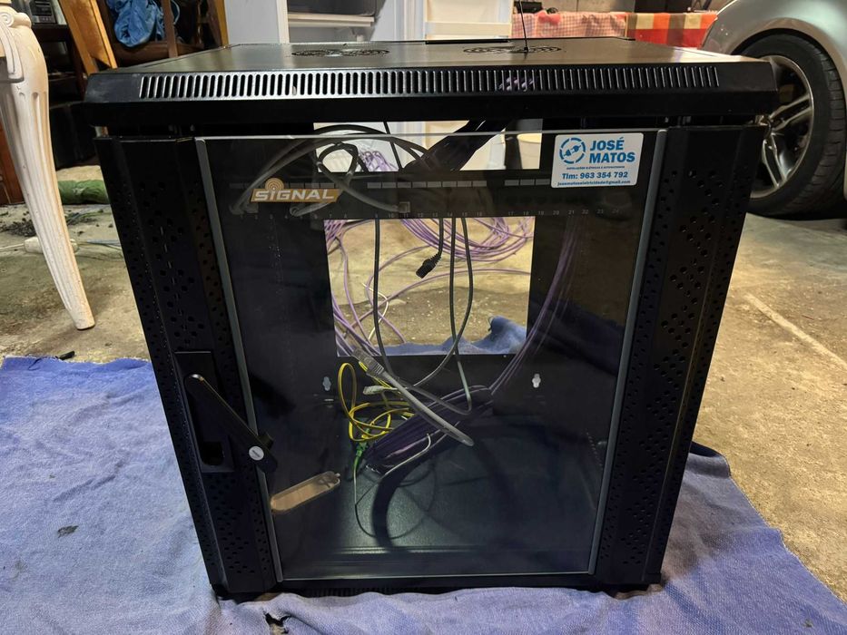 Bastidor SIGNAL 19" Rack (12U 600 mm, suspensão)