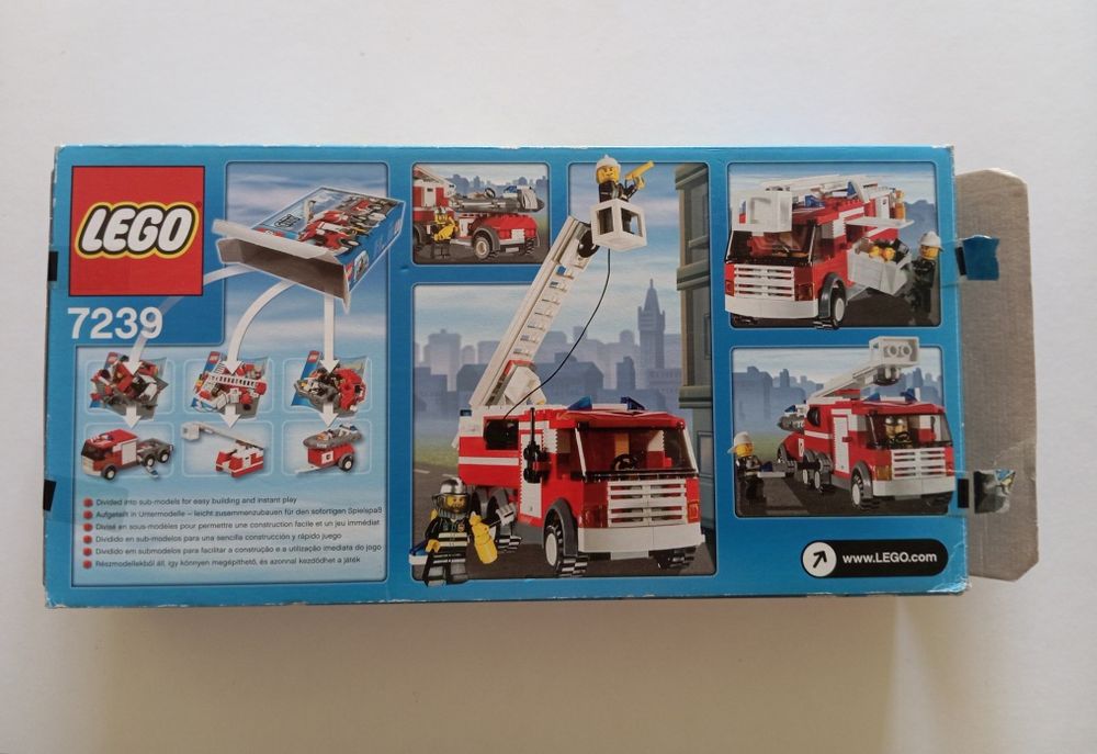 Conjunto Lego City Bombeiros
