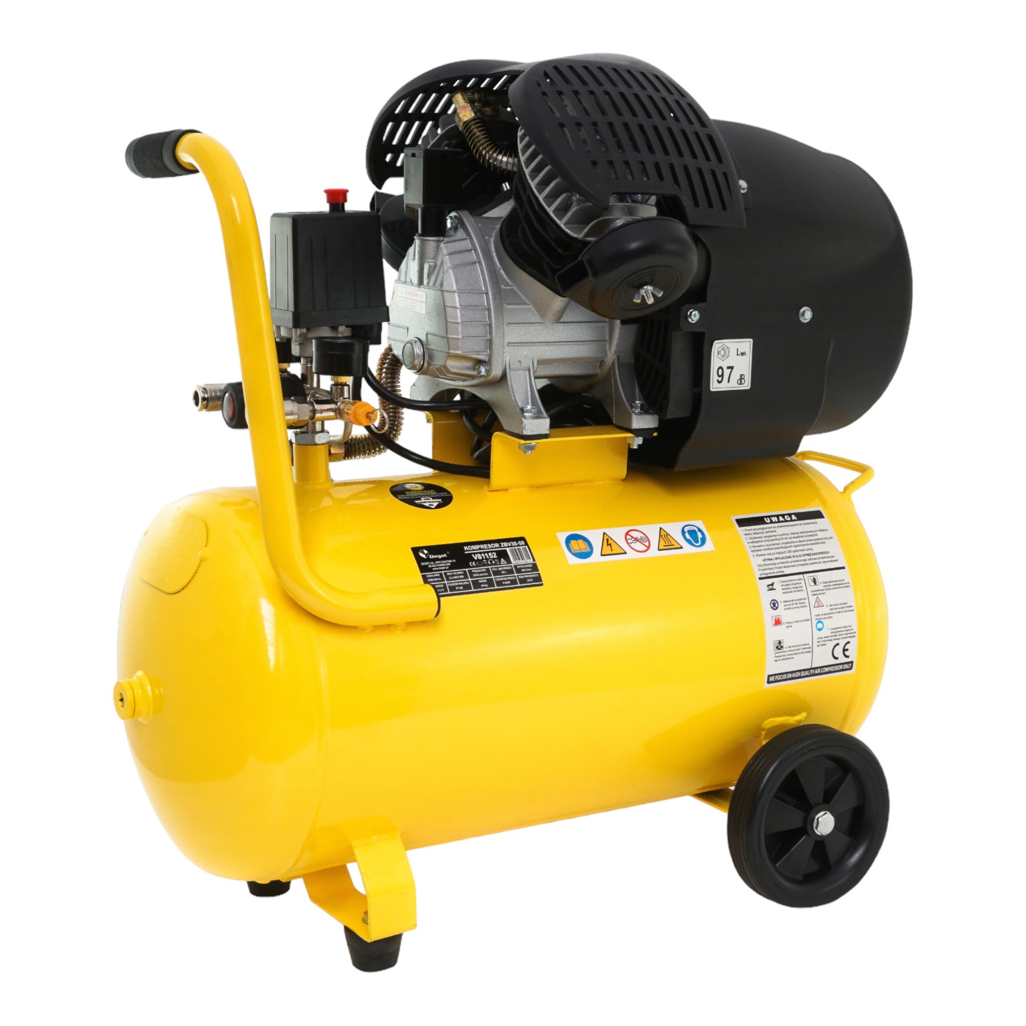 Kompresor olejowy SPRĘŻARKA 3HP 50L V81152 Kompresor
