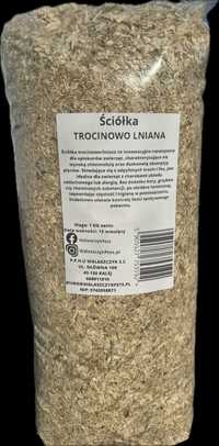 Ściółka Trocinowo Lniana 1kg 15l Odpylona Dla Gryzonia Królika Kota