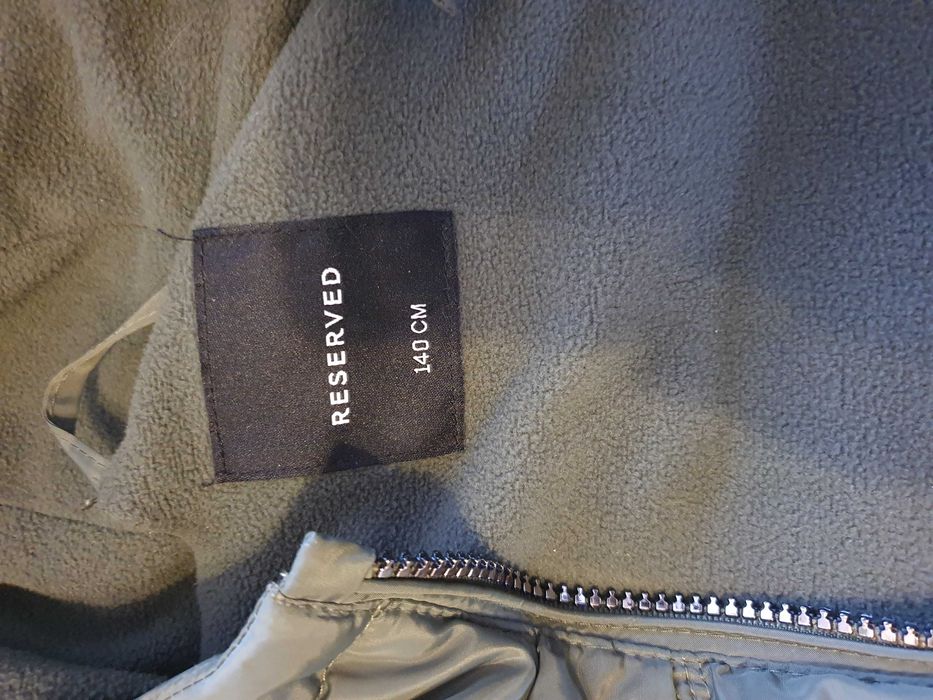 Kurtka przejsciowa dziewczeca reserved 140 kolor khaki