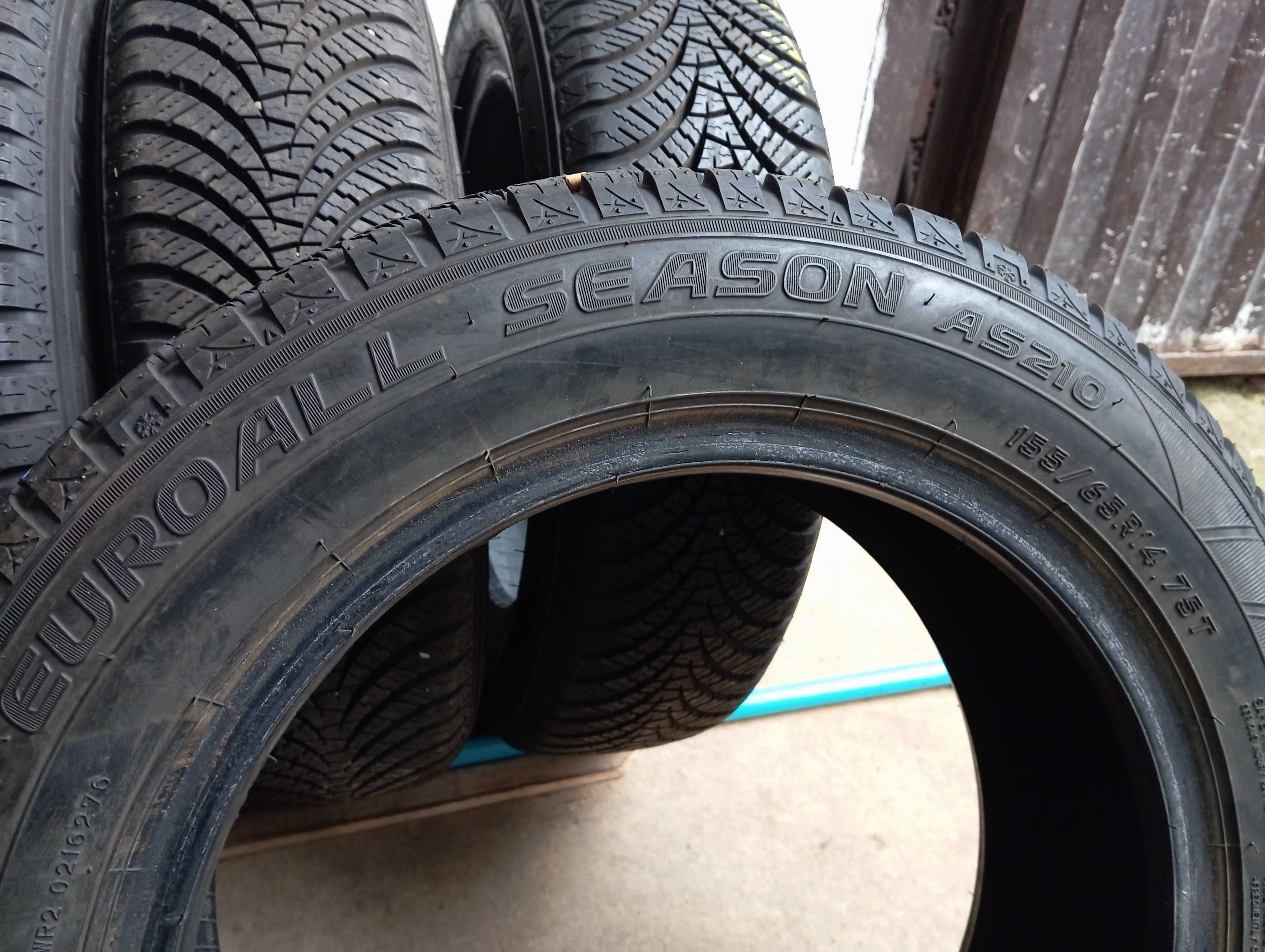2x 155/65 R14 75T Falken Euroall Season AS210, 2018r 7,1mm