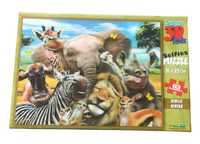 Puzzle 3D Selfies puzzle 63 elementy Afryka 31 x 23 cm