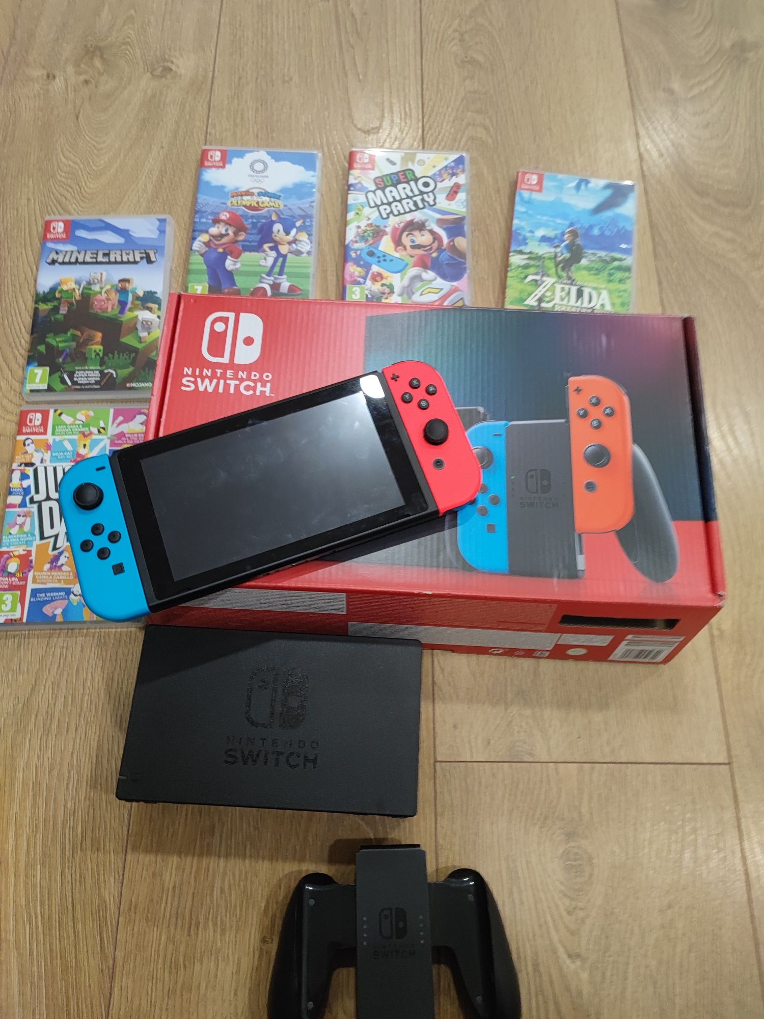 Nintendo Switch + 5 jogos!