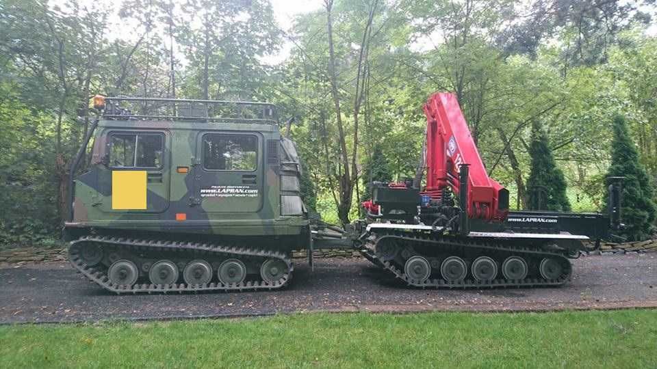 Hagglund BV206 hds amfibia pojazd gasienicowy ratrak energetyka unimog