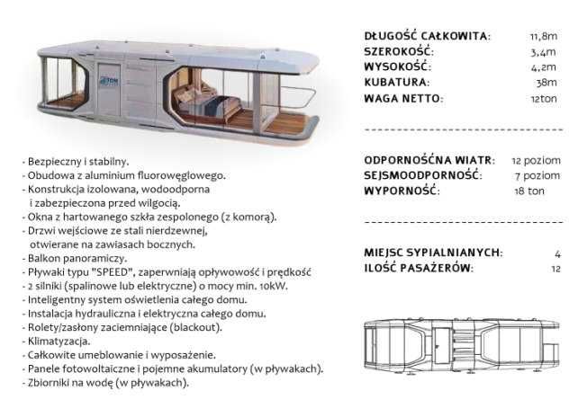 Luksusowy Houseboat BoatHousePro