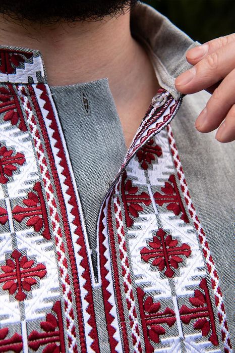 44-64 р Вишиванка чоловіча льон M L XL XXL 3XL 5XL 48 52 56 58 60 62