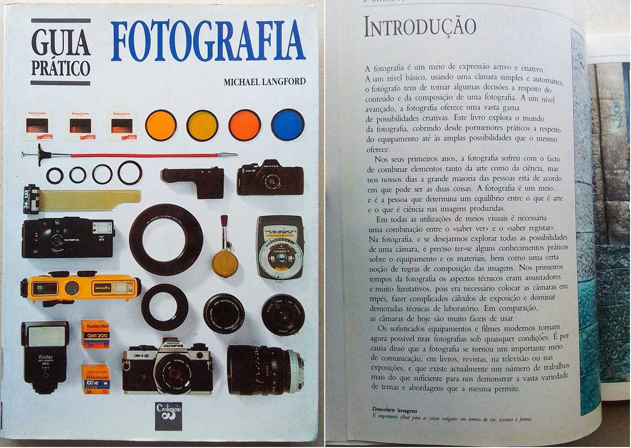 Três livros sobre fotografia