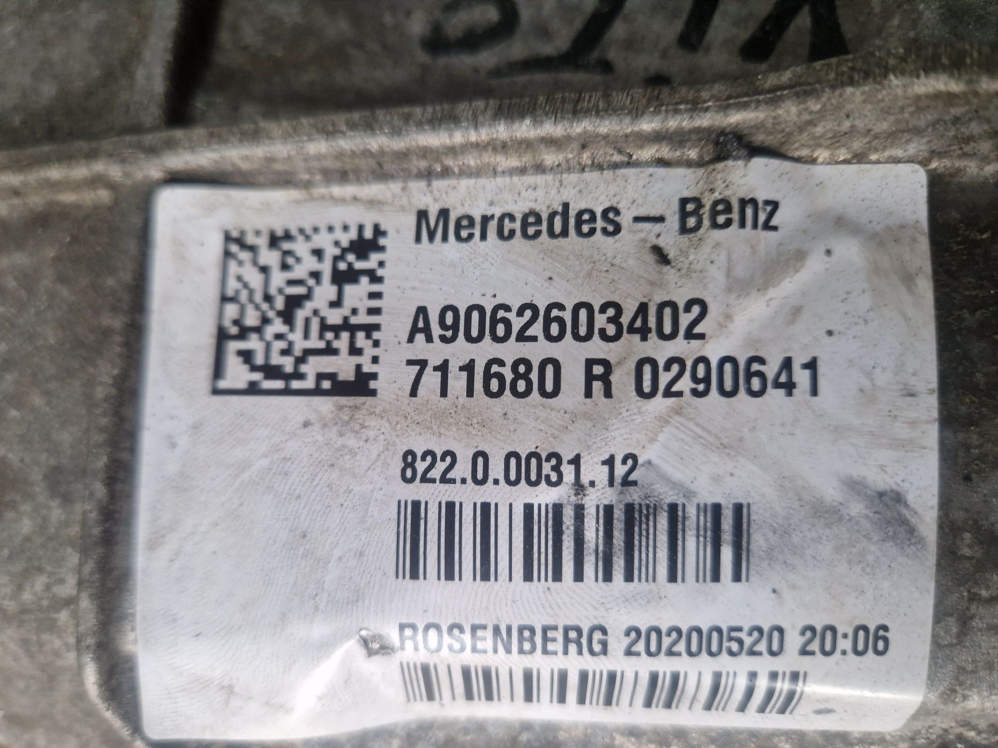 Skrzynia biegów mercedes vito 2.0