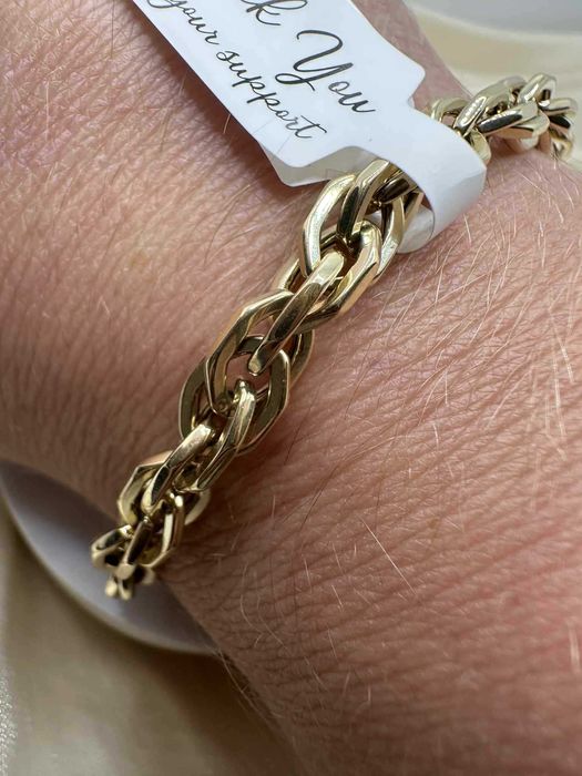 Masywna  złota bransoletka 585 14k 19cm