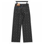 Spodnie jeansowe LouisVuitton Full Print Aged Denim