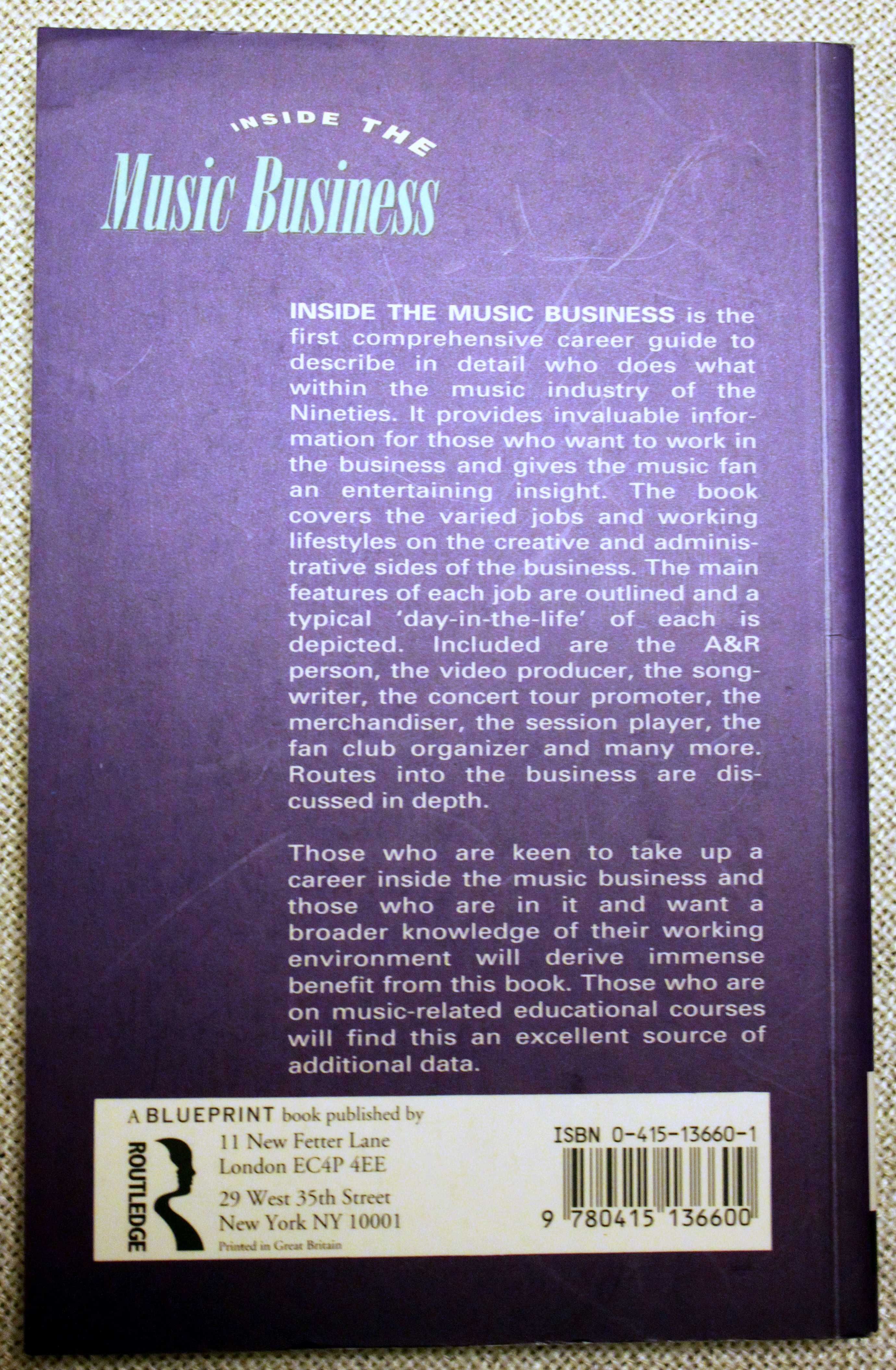 Inside the Music Business -Tony Barrow, Julian Newby