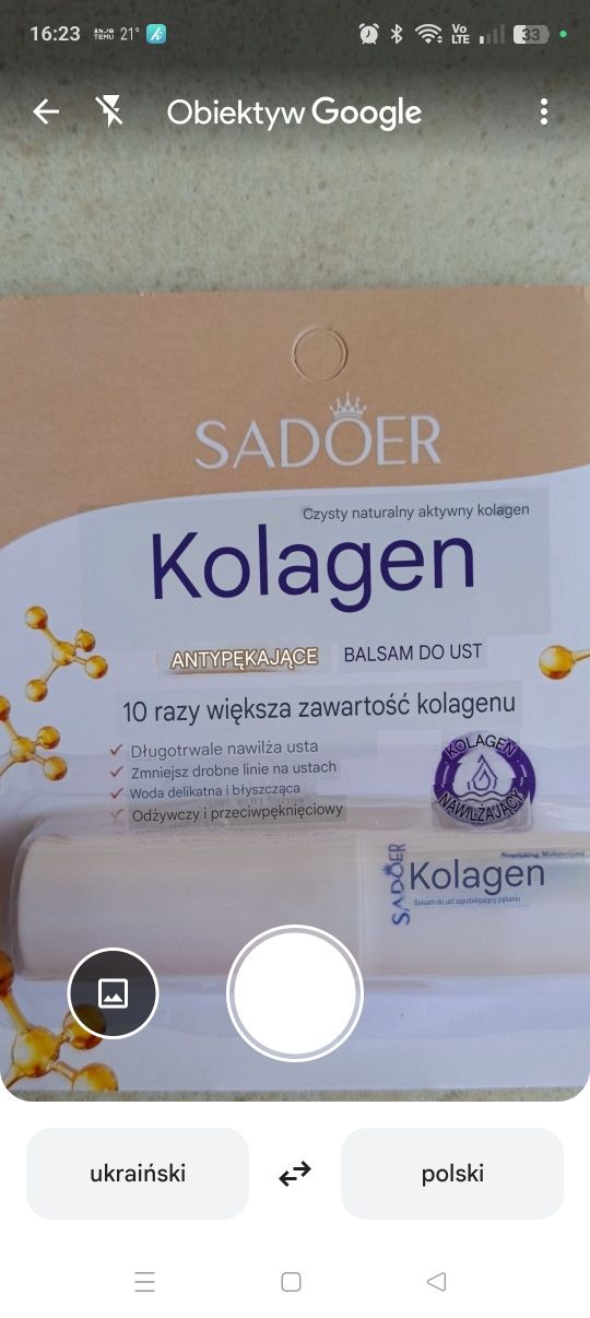 Balsam do ust z kolagenem