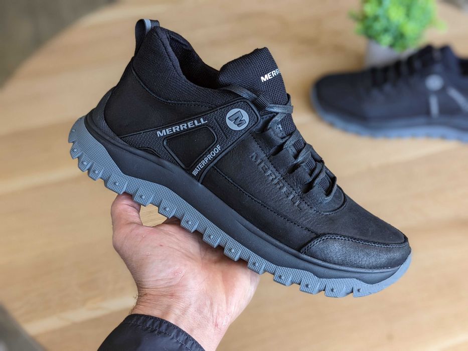 Чоловічі зимові кросівки Merrell Шкіра кроссовки мужские зимние кожа