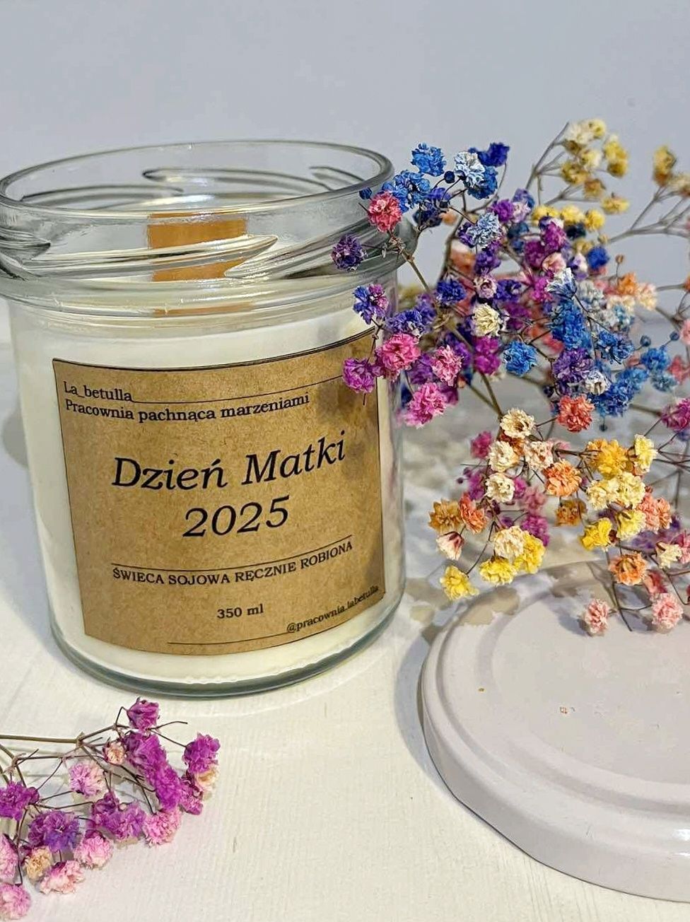 Świece sojowe dzień matki prezent