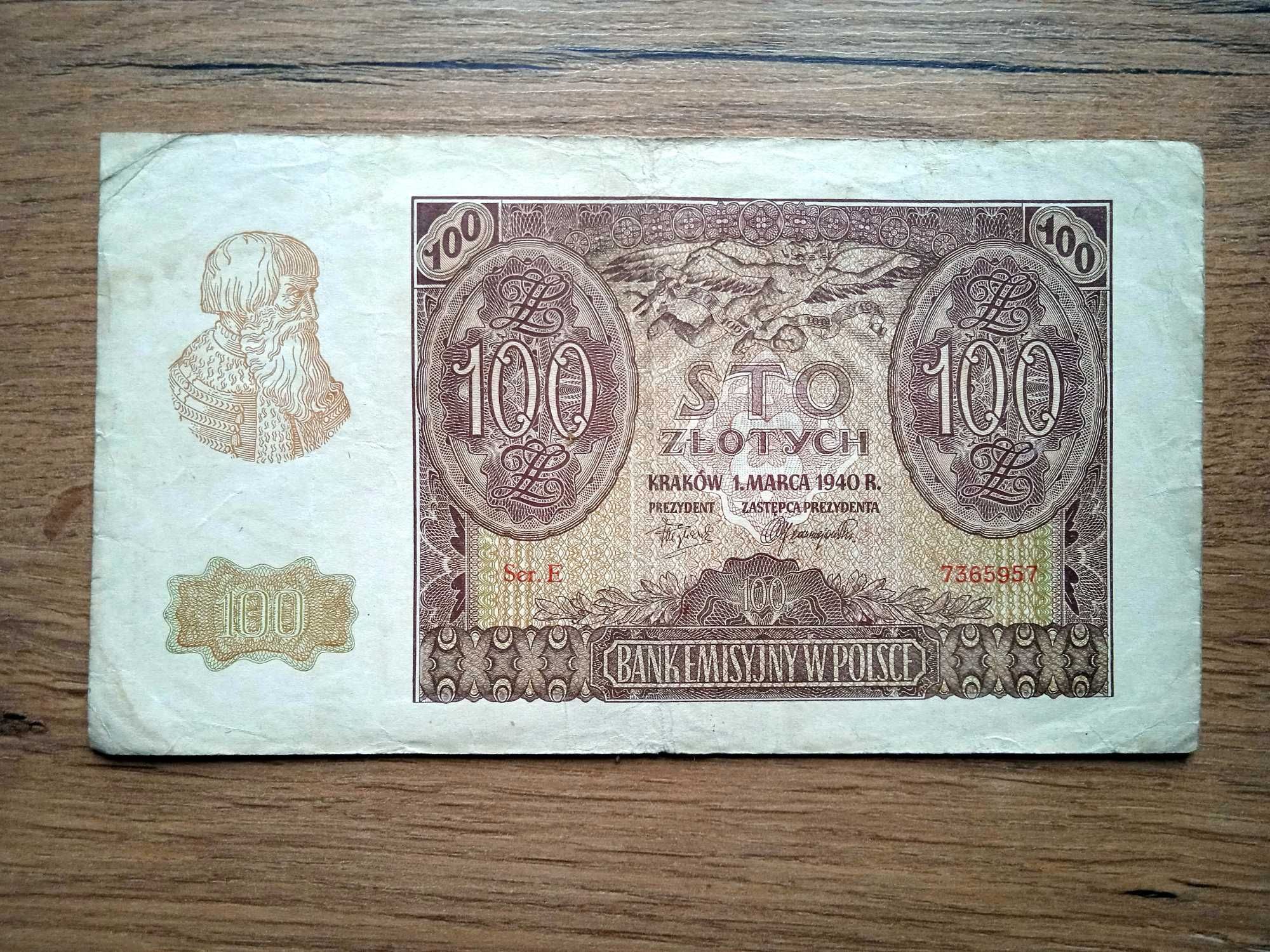 100 zł  1940   - E -