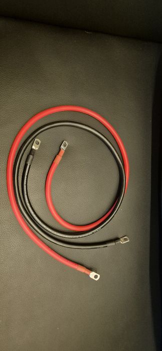 Кабель 4 AWG 1 м с клеммами М8