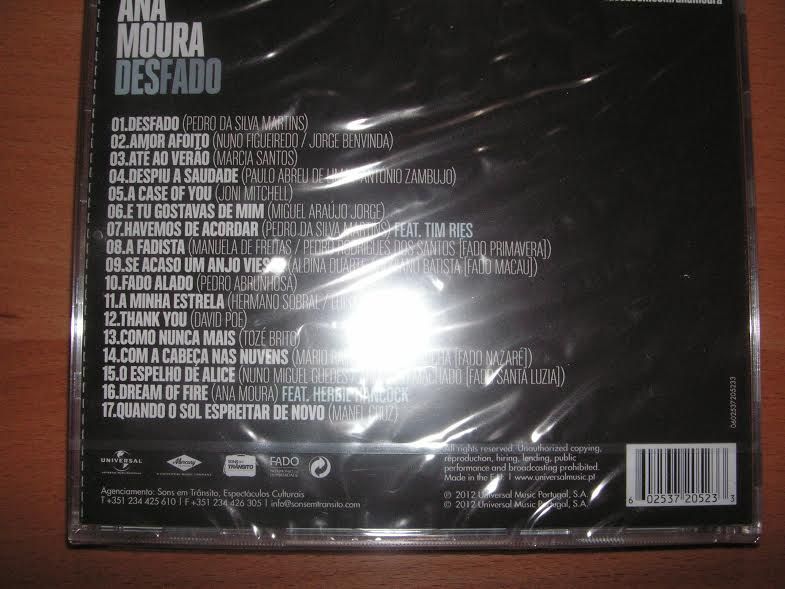 CD Ana Moura - Desfado