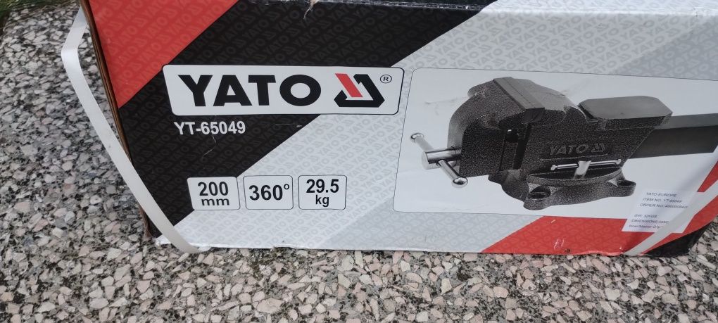 Bardzo duże cieżkie imadło 200mm
