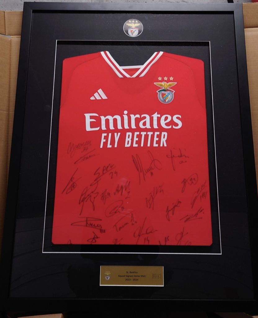 Benfica 120 anos autografada original | emoldurada | CERTIFICADA