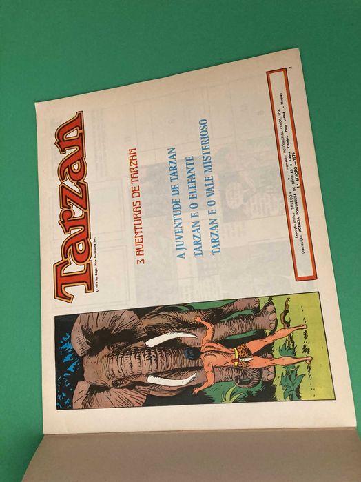 Caderneta Cromos & Livro do Tarzan Agência Portuguesa Revistas Nova