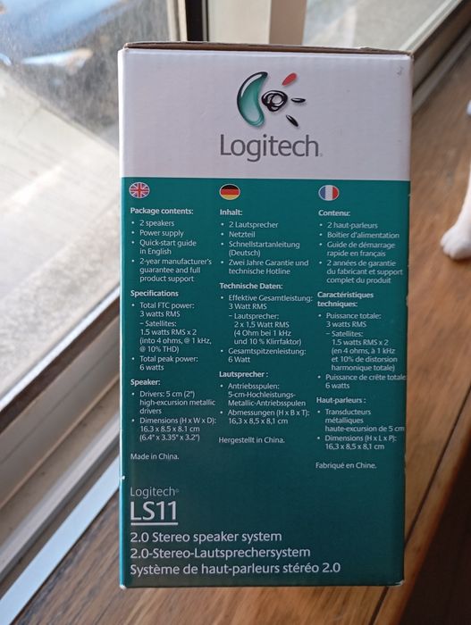Colunas de som Logitech