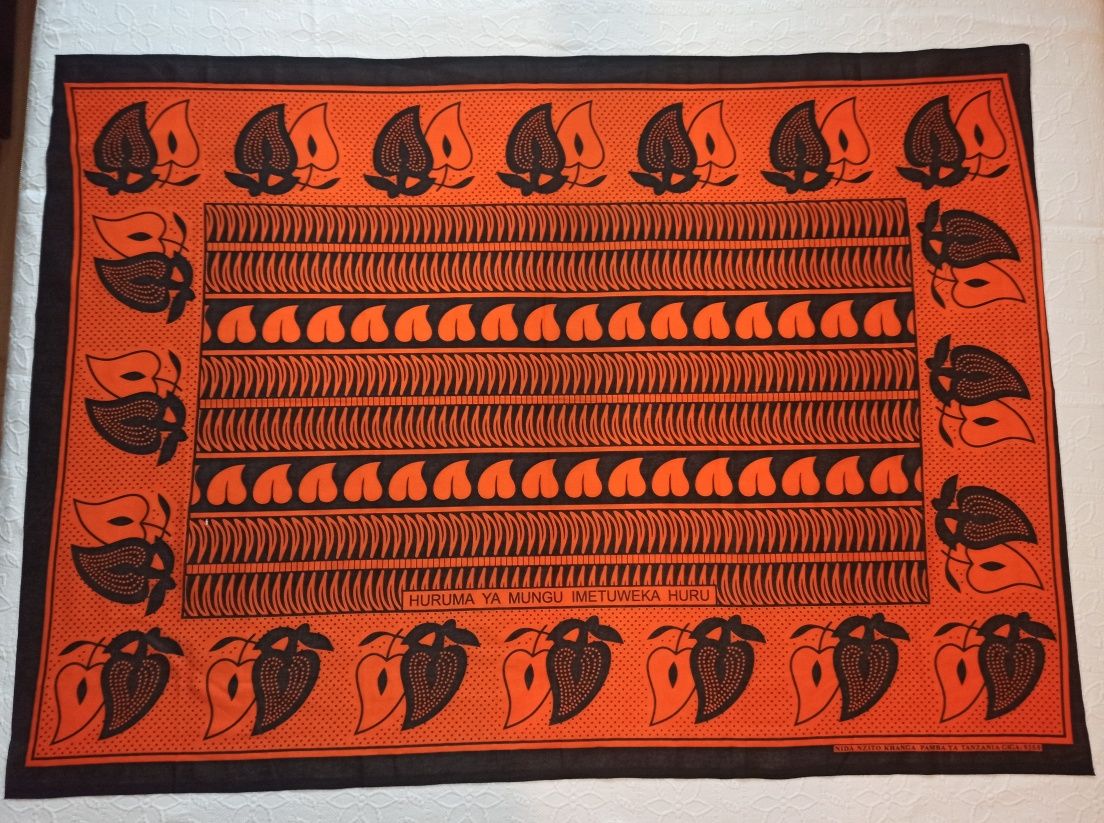 Kanga -afrykańska chusta do noszenia dzieci