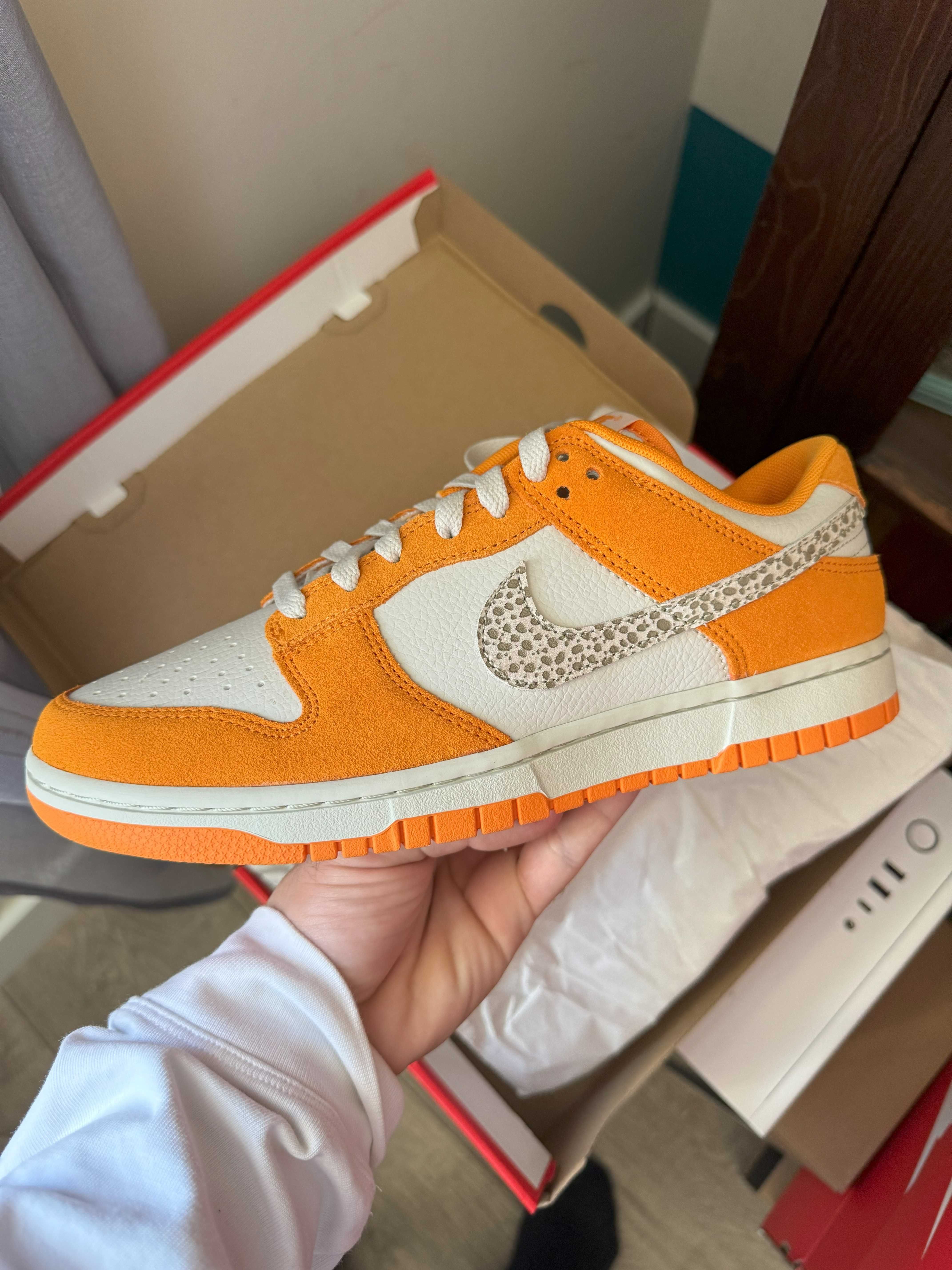 Nike Dunk Low AS Safari Swoosh Kumquat