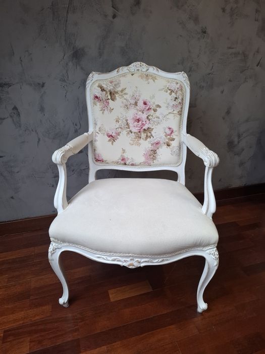 Fotel shabby chic