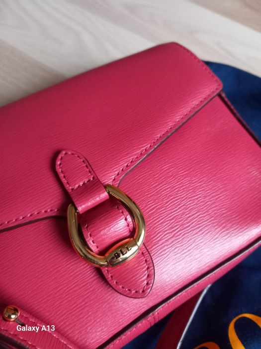 Ralph Lauren torebka oryginalna skóra saffiano