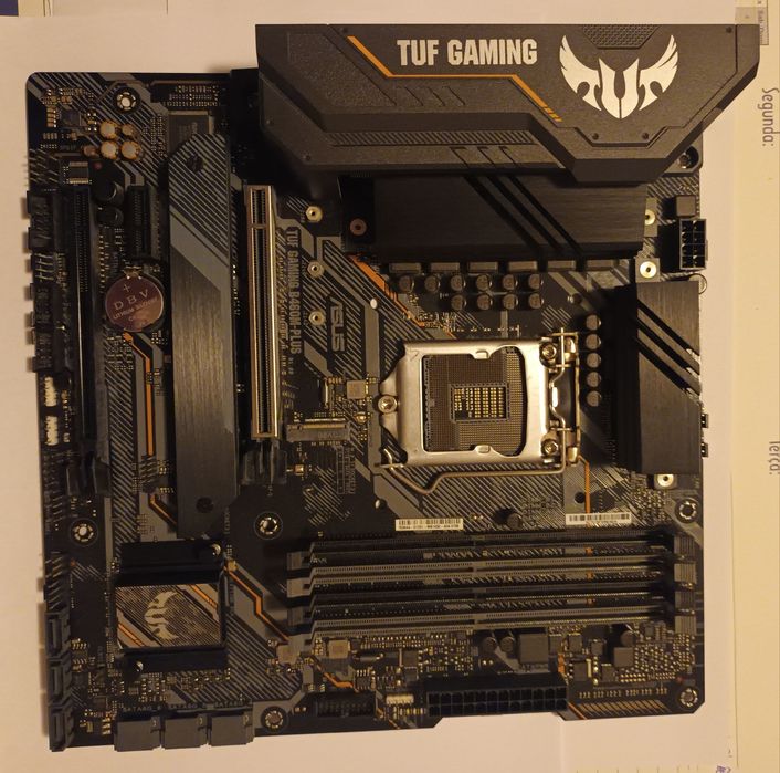 Motherboard - ASUS B460M micro‑ATX, Excelente estado Gaming