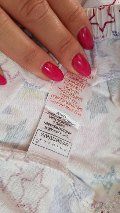 Piżama bawełniana dla dziewczynki