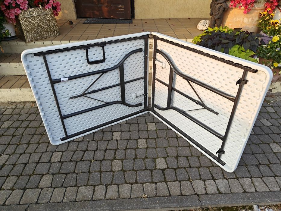 Stół cateringowy 180x75cm plus 6 krzeseł