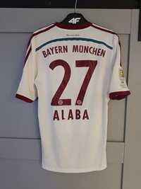 Koszulka Bayern Münich #27 Alaba 2014/15 Away Adidas Climacool Roz. M