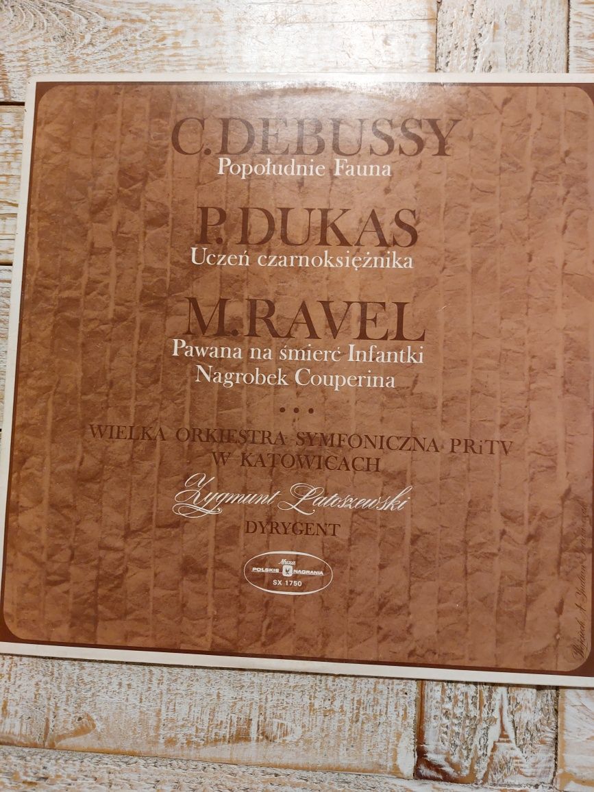 Debussy, Dukas,  Ravel. Winyl